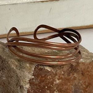 Copper Wire Wrapped Bracelet